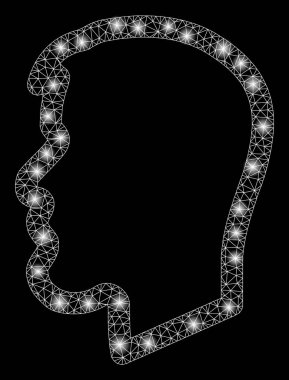 Flare Mesh 2d Yüz Profili Ile Flare Spotlar