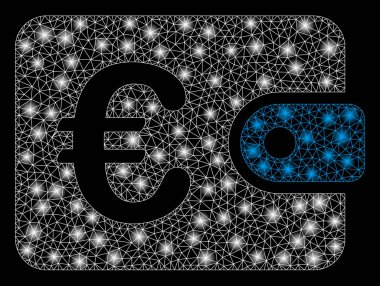 Flare Spotlar ile Flare Mesh Ağ Euro Çanta