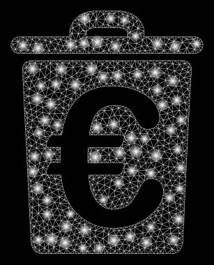 Işık Lekeleri ile Flare Mesh 2d Euro Çöp