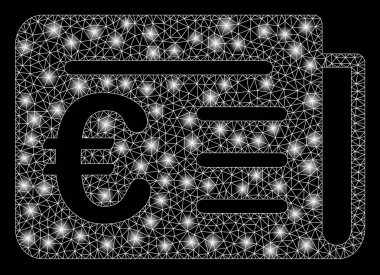 Flare Örgü Tel Çerçeve Euro Finansal Haberler Flare Spotlar ile