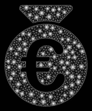 Flare Mesh Karkas Euro Para Çantası Flare Spotlar ile