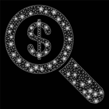 Flare Mesh Karkas Mali Denetim Loupe Flare Spotlar ile