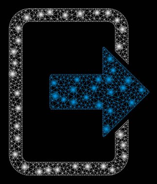 Flare Mesh 2d Çıkış Kapısı Parlama Noktalar ile