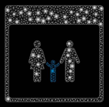 Flare Mesh Ağ Aile Takvimi Sayfası Flare Spotlar ile