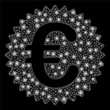 Flare Mesh 2d Euro Ödül Mührü Parlama Noktalar ile