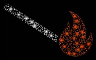 Flare Mesh 2d AteşlemeLi Maç Flare Spotlar ile