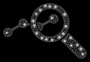 Parlayan Örgü Tel Çerçeve Parlama Noktalar ile İstatistikleri Keşfedin