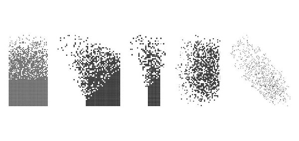 Векторная плоская дезинтеграция прямоугольника
