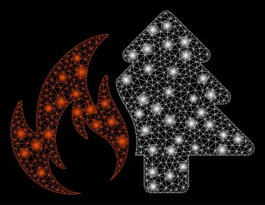 Flare Spotlar ile flare Mesh 2D orman ateşi