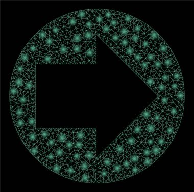 Flare Örgü Tel Çerçeve İleri Fişek Spotları ile