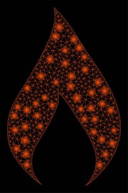 Flare Spotlar ile flare Mesh 2D alev