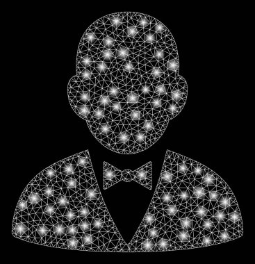 Flare Spotlar ile flare Mesh 2D beyefendi