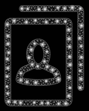 Flare Spotlar ile flare Mesh karkas Portre Galerisi