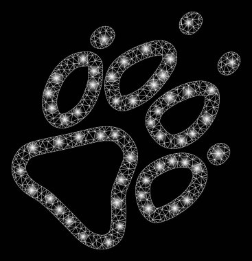 Flare Spotlar ile flare mesh ağ ayak Izi