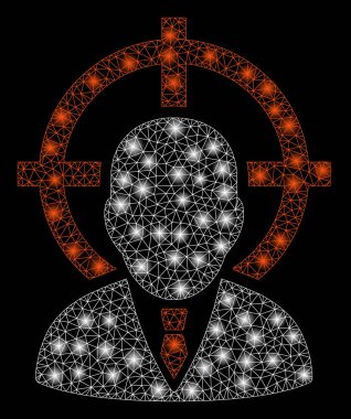 Flare Mesh karkas hedef adam flare Spotlar ile