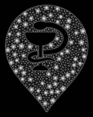 Flare Mesh Karkas Sağlık Yılan Marker Flare Noktalar ile