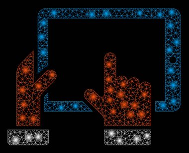 Flare Mesh Karkas Spotlar ile Akıllı Ped Tutun