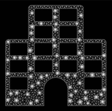 Flare Mesh 2d Otel Flare Spotlar ile