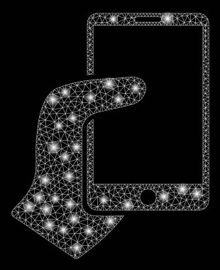 Flash Spotlu Flare Mesh Network El Tutma Akıllı Telefon