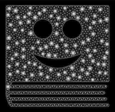 Flare Örgü Tel Çerçeve İşaretnoktalar ile Mutlu Kitap