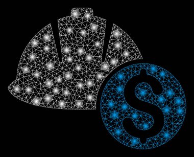 Flash Spotlu Parlak Örgü Ağ Kask Fiyatı