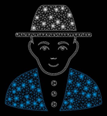 Flare Mesh Karkas Yahudi Flare Noktalar ile