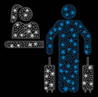 Flash Spotlu Flare Mesh 2d Otel Resepsiyonu