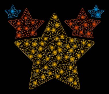 Flare Mesh Ağ Hit Parade Flare Noktalar ile