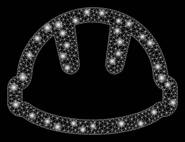 Flare Spotlu Flare Mesh Ağ Hardhat