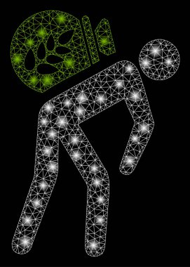 Flare Mesh Karkas Hasat Porter Flare Noktalar ile