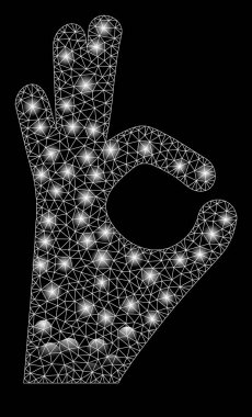 Flare Spotlu Fişek Kafes Tel Çerçeve Ok Hareketi