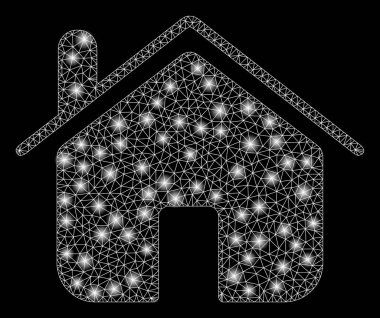 Flare Mesh Karkas Ev Flare Noktalar ile