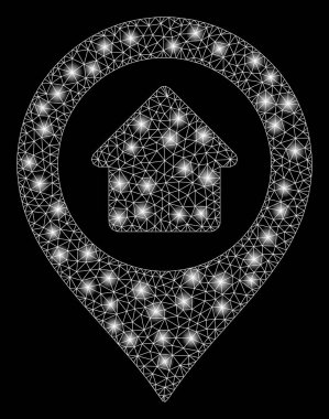 Flaş Spotlu Parlak Kafes Tel Çerçeve Ev Kalemi