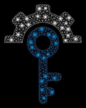 Flash Spotlu Parlak Örgü 2d Tuş Seçenekleri