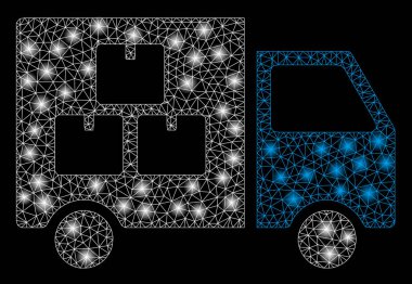 Flare Mesh 2d Mal Taşıma Arabası Flare Spotlar ile