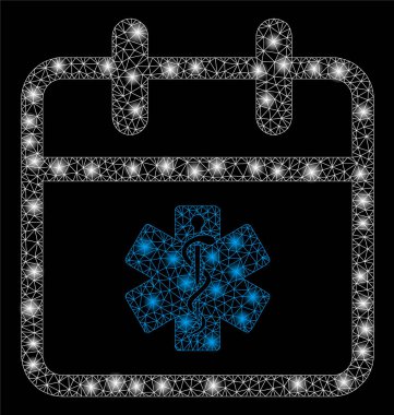 Flare Mesh 2d Sağlık Günü Flare Noktalar ile