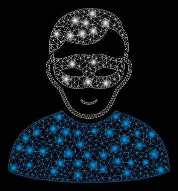 Flare Spotlar ile flare Mesh 2D anonim kişi