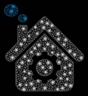 Flare Mesh 2d Sigara Fabrikası Flare Spotlar ile