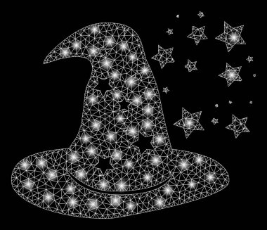 Flare Spotlar ile Flare Mesh Ağ Magic Hat