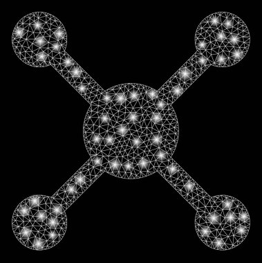 Flare Mesh Karkas Rulet Flare Noktalar ile