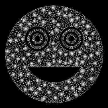 Flare Mesh 2d Mad Smiley Flare Noktalar ile