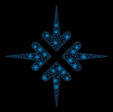 Flaş Spotları ile Flare Mesh 2d Darbe Oklar