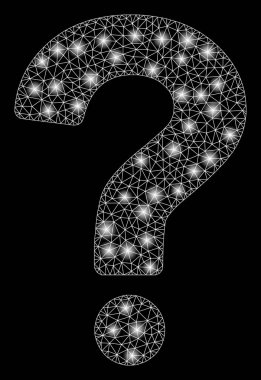 Flare Spotlu Fişek Kafes Tel Çerçeve Soru