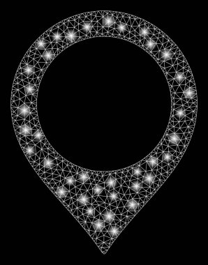 Flare Spotlu Fişek Kafes Tel Çerçeve Harita İşaretleyici