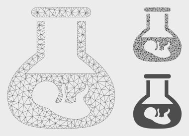 In Vitro Embriyo Vektör Örgü Ağ Modeli ve Üçgen Mozaik Simgesi