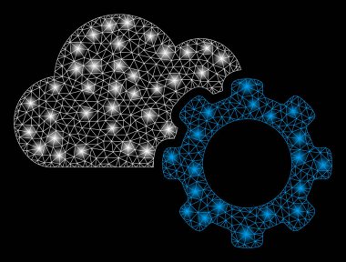Işık Spotlu Flare Mesh 2d Bulut Seçenekleri Dişlisi