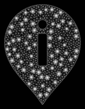 Flare Mesh 2d Bilgi İşaretleyici Parlama Noktalar ile