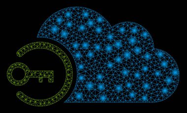 Flare Mesh 2d Bulut Giriş parlama noktalar ile