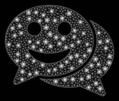 Flare Mesh 2d Flare Spotlar ile Mutlu Sohbet