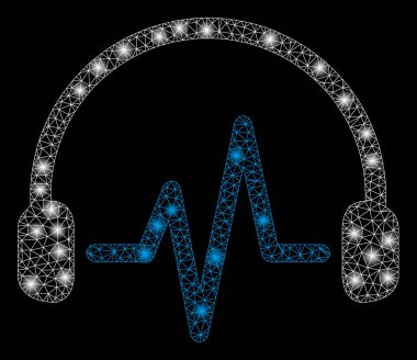 Işık Noktalı Parlak Kafes Ağ Dinle